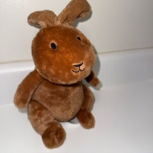 Kohl's Brown Plush Bunny with White Pom Tail